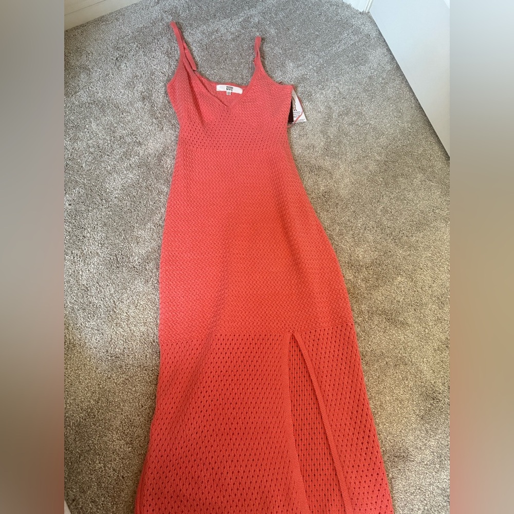 Madden NYC coral dress